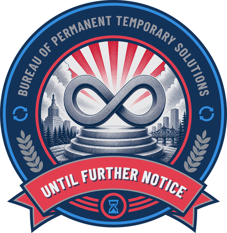 Bureau of Permanent Temporary Solutions Seal