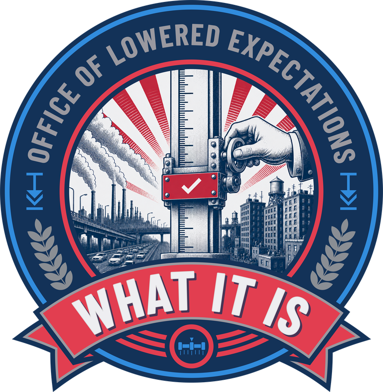 Office of Lowered Expectations Seal