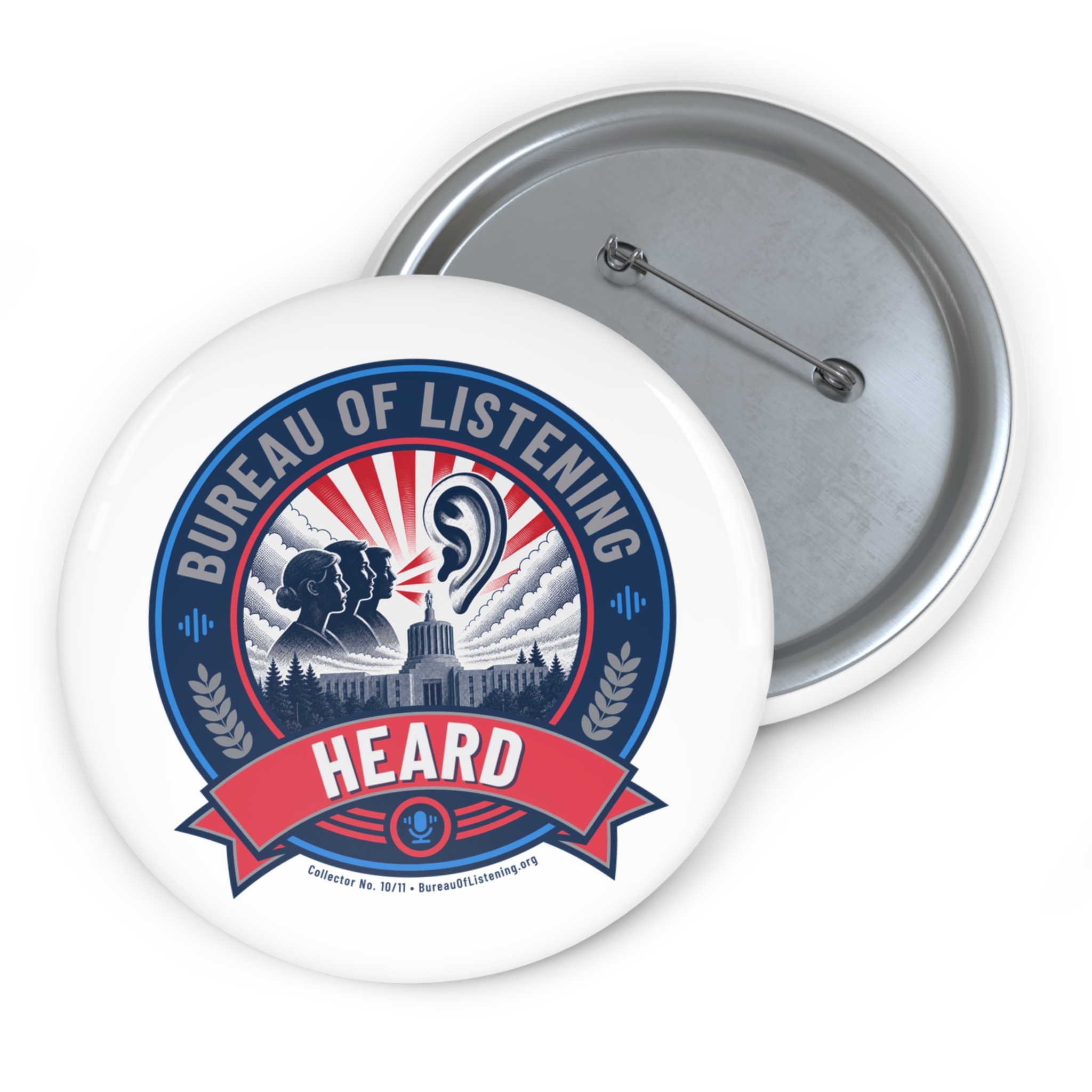 Pin Buttons - Bureau of Listening - Image 5