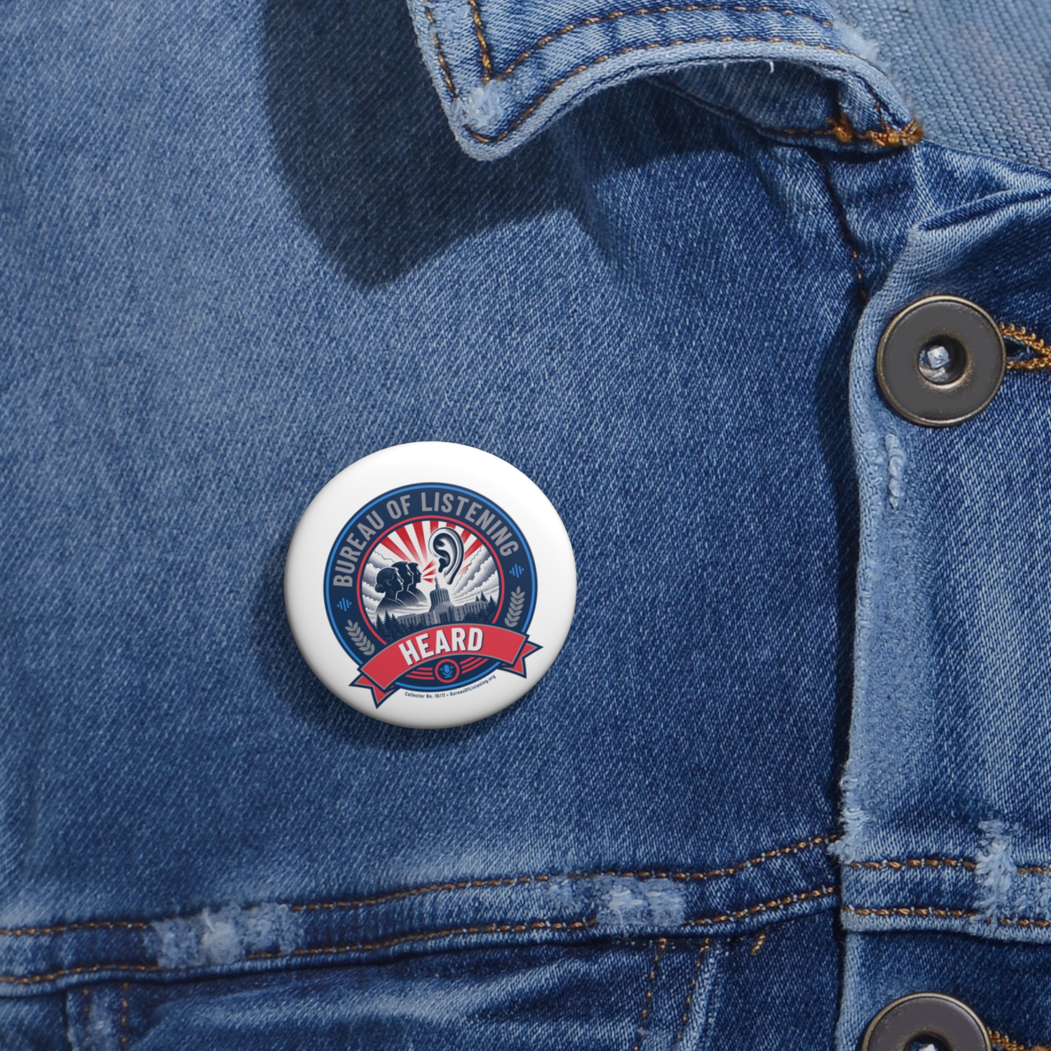 Pin Buttons - Bureau of Listening - Image 2