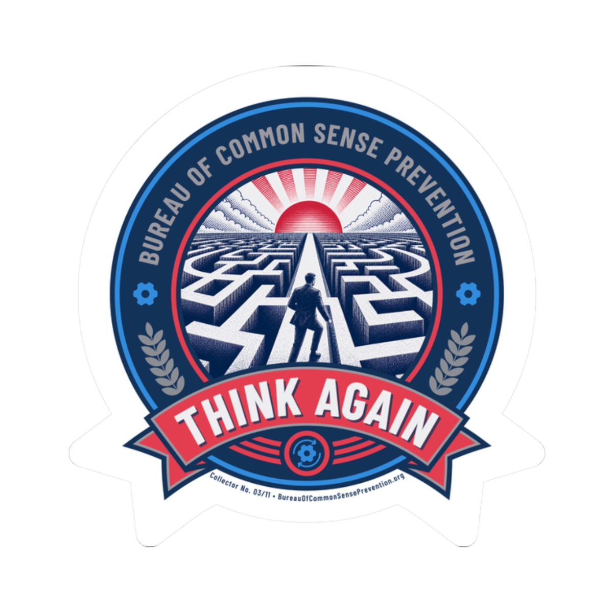 Sticker — Bureau of Common Sense Prevention - Image 10