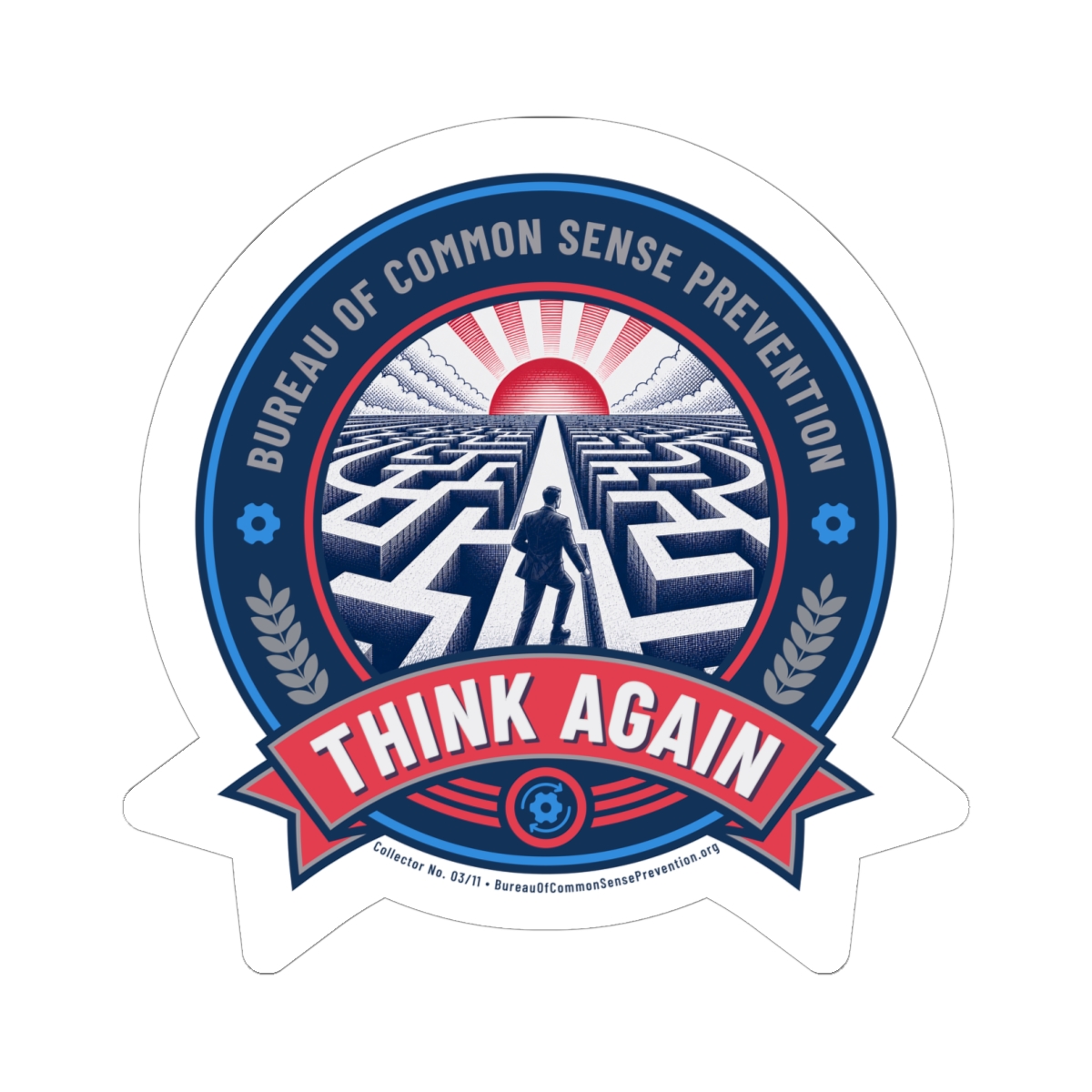 Sticker — Bureau of Common Sense Prevention - Image 7