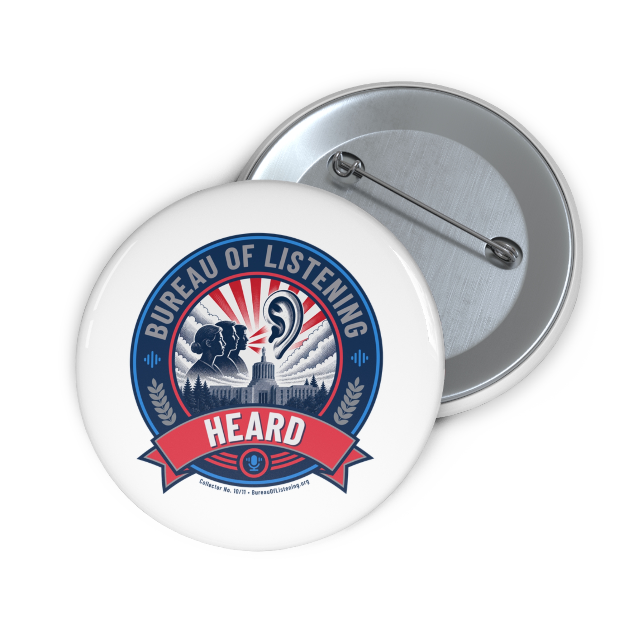 Pin Buttons - Bureau of Listening - Image 3