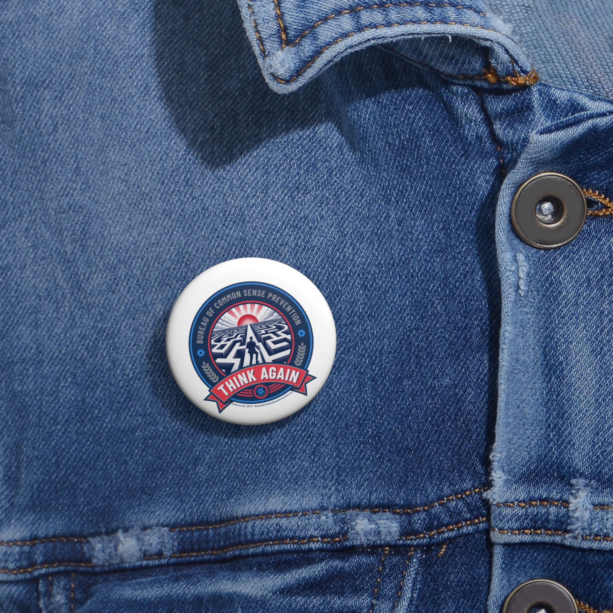 Pin Buttons - Bureau of Common Sense Prevention - Image 2