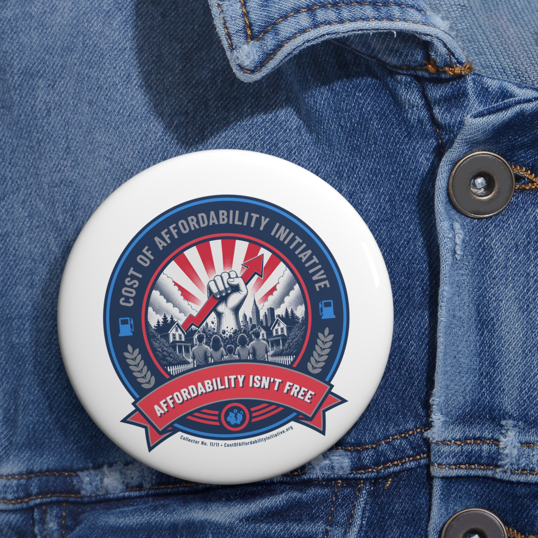 Pin Buttons - Cost of Affordability Initiative - Image 6
