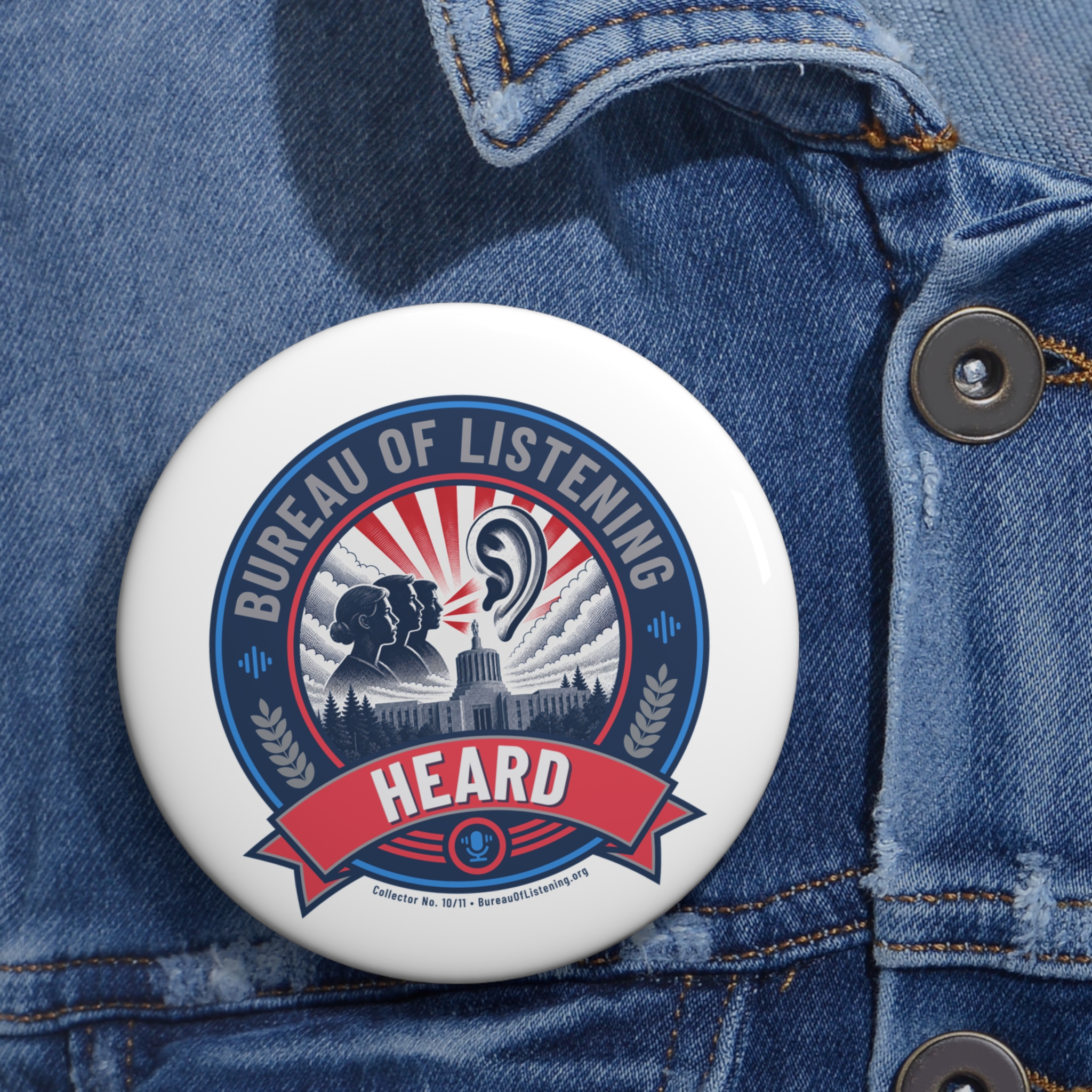 Pin Buttons - Bureau of Listening - Image 6